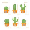 Board Home Decoration Magnetic Stickers Succulent Potted Simulation Cactus Refrigerator Magnet