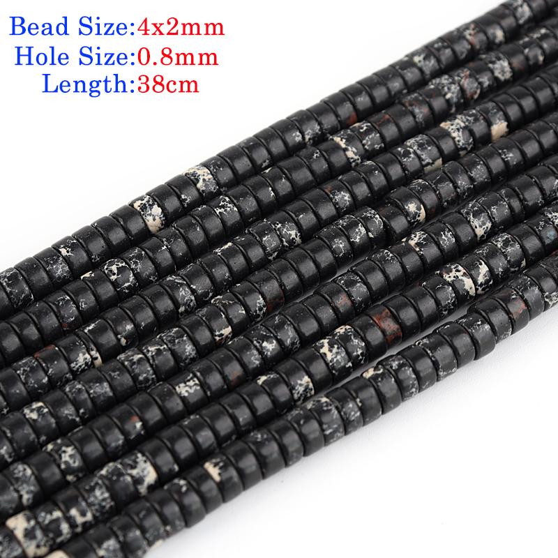 1strand 4/6/8/10mm Natural Stone Flat Beads Druzy Quartz Crystal Loose Spacer DIY Bracelet Necklace Fashion Jewelry