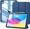 Чехол для iPad (А16) Чехол для iPad 11-го поколения 11 дюймов, Чехол для iPad 10-го поколения 10,9 дюйма с держателем для Apple Pencil, Защитный чехол