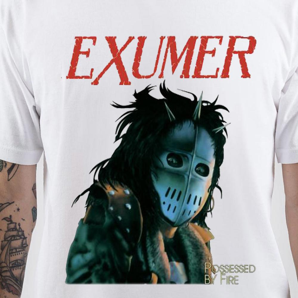Exumer band Possessed by Fire white shirt All sizes Unisex Unisex T-Shirt