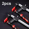 1pc/2pcs 10'' Steel Bar Clamps Set,with 3" Throat Depth, 500 Lbs Load Limit, Table Clamp F Clamps for Woodworking