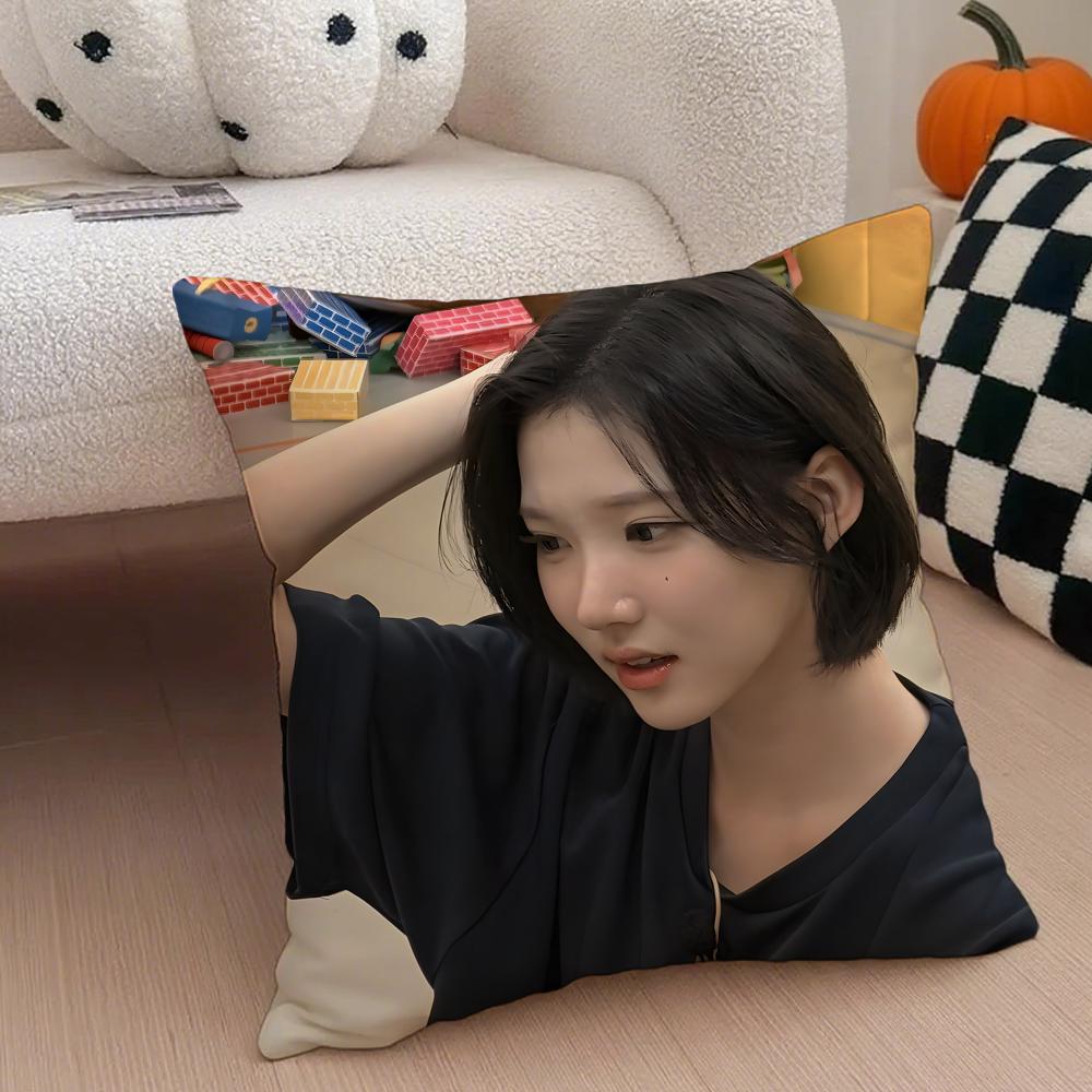 actor classic CChoi Ji Woo Cushion Cover Throw Pillow Cover Hidden Button Durable Polyester Chair Cushion