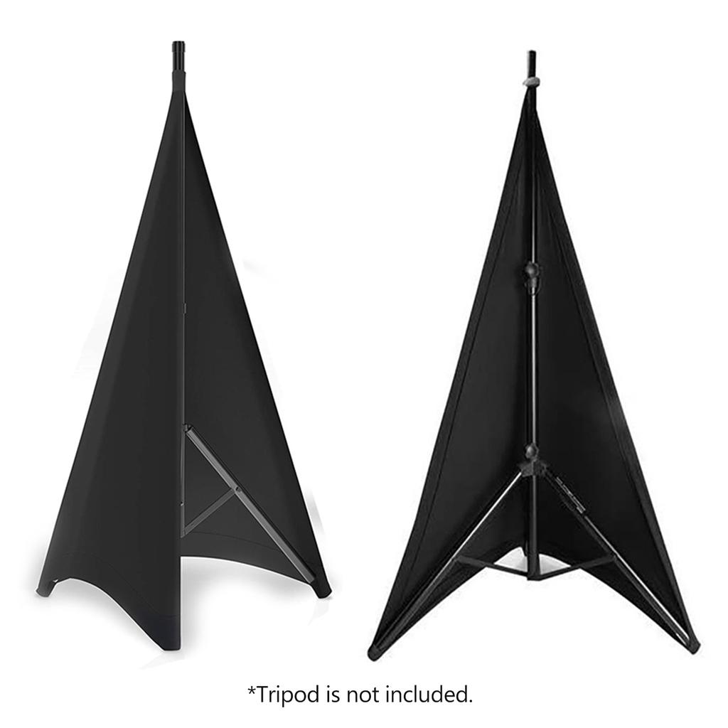 Универсальный чехол для стойки динамика Dj Light, трехсторонний чехол для штатива, сетчатый чехол, эластичный материал (Штатив Нет