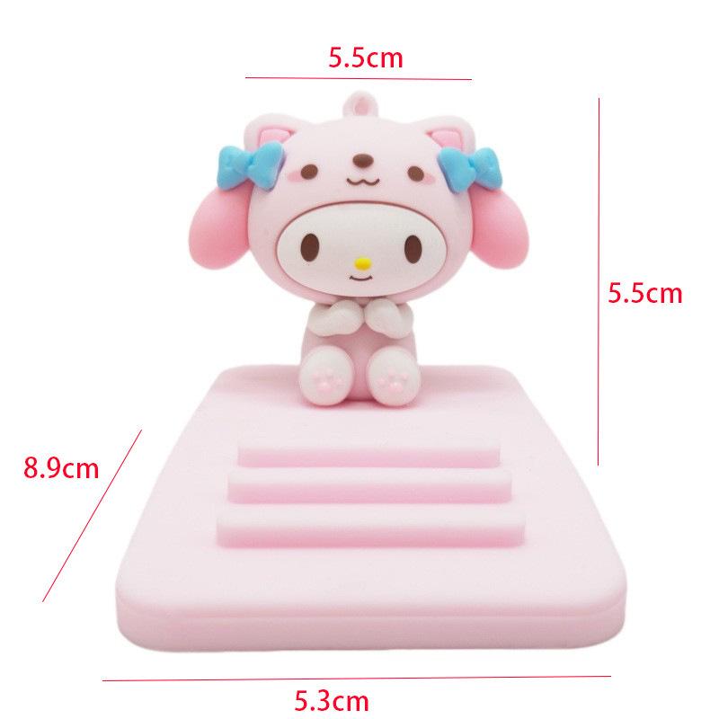 Кросс-бордерный держатель для телефона с мультяшными персонажами Sanrio - Милый настольный и прикроватный кукольный орнамент