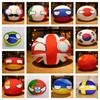 10cm Polandball Countryball Plush Stuffed Doll Pendant Cartoon USA Ukraine Poland Cosplay Pillow Decoration Toy