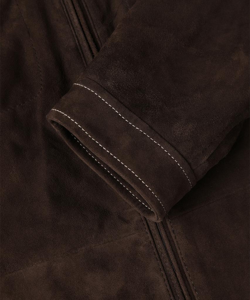 Panicale Dark Brown Suede Goatskin Jumper
