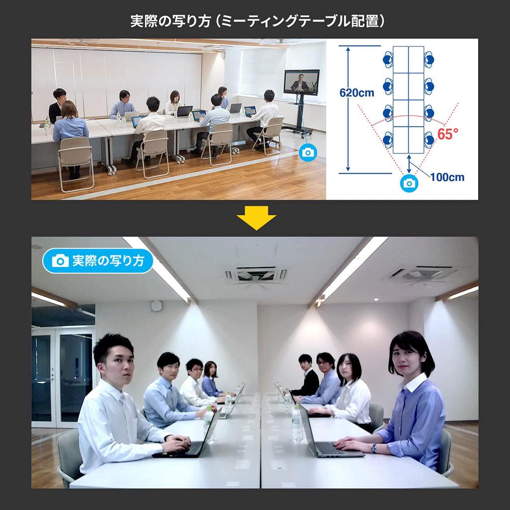 Sanwa Supply Stereo Microphone Web Camera CMS-V61BK Built-in