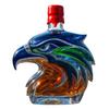 Eagle Head Whiskey Bottle Unique Glass Decanter 3D Liquor Container for Whiskey Wine Cocktails Coffee