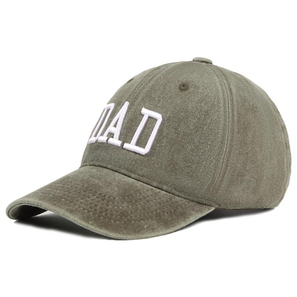 Модная бейсболка с вышивкой DAD MOM, стираный хлопок, регулируемая, кепка для пары, для мужчин и женщин
