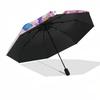 1pc Colorful Fashion Friends Umbrella with Plastic Handle,Suitable for All Seasons Home Travel Outdoor UmbrellaFP024