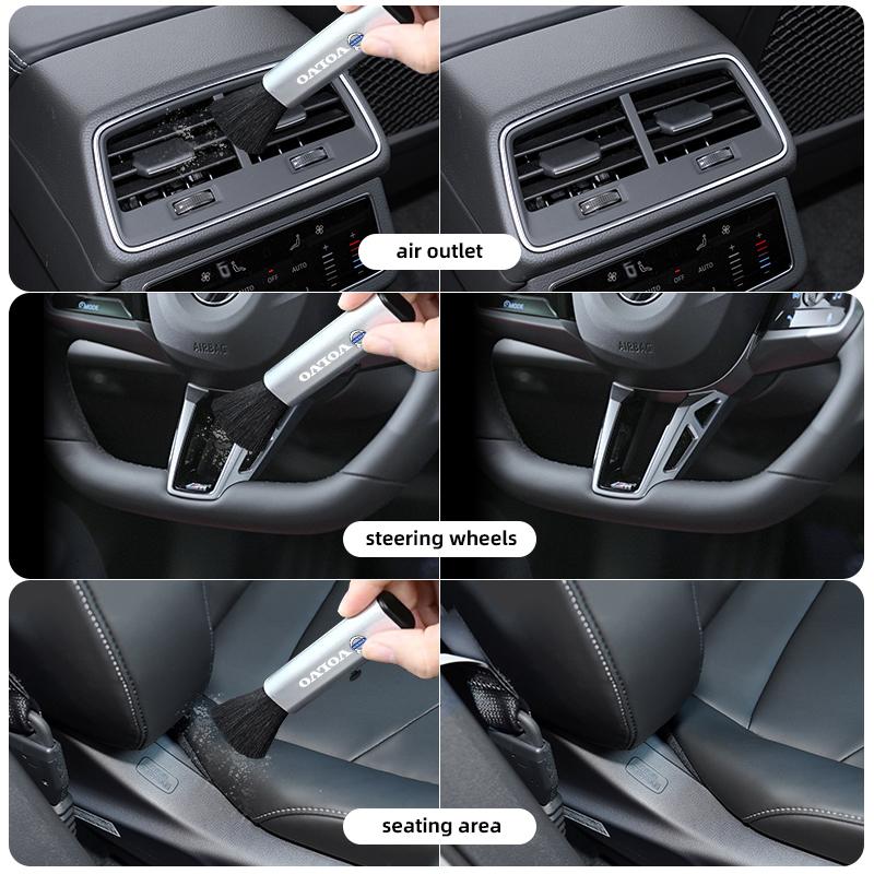 Car Telescopic Plastic Handle Wool Small Brush For Volvo ES90 EC40 EX40 EM90 XC90 V90 V60 XC60 V40 S80 S60 S90 C40 XC40 V70 XC70