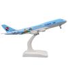 20cm Korea B747 Aircraft Model Air Boeing 747 Planel Models Metal Simulation Alloy Material with Landing Gear Children's Toys