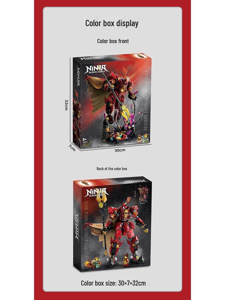 Ninjago 71846 Механический Дракон Эмбер Пазл Конструктор