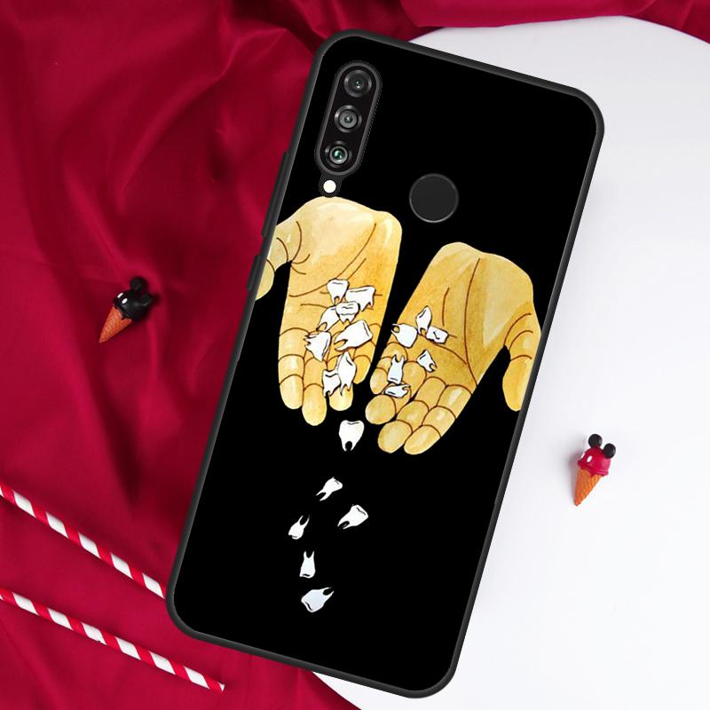 Dentist Tooth For Huawei Nova 7i 8i 11i 12i 12s 10 9 SE Y90 Y60 Y70 Y72 Y61 Y91 P60 Pro P30 P40 Lite Case