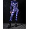 Women 3D Digital Printing Halloween Cosplay Tights Jumpsuit Adult One-piece Carnival Party Stage Show Dance Costume Outfit