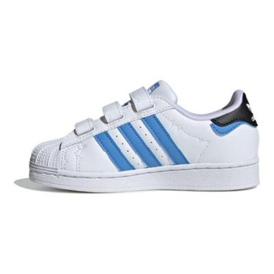 Originals Superstar Sst Удобные Универсальные Прочные Амортизирующие Низкие Детские Кеды для Скейтбординга Детские Кроссовки Белые Синие IG6264