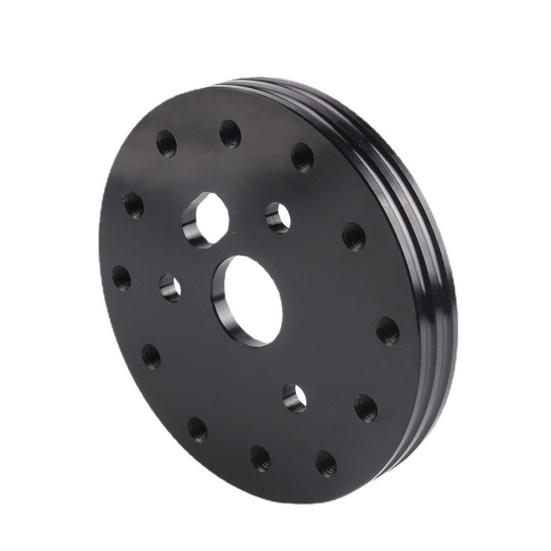Steering Wheel Bolt Adapter, 6 Hole to 3 Hole Aluminum Hub Spacer, 0.5" 1" Thickness for Racing Car Steering Column