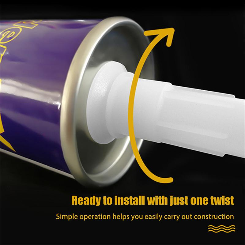 10Pcs Spare Silicone Nozzle Sealant Tool Kit Re-Sealable Mastic Cartridge Spare Nozzles Screw Cover For Caulking Pipes