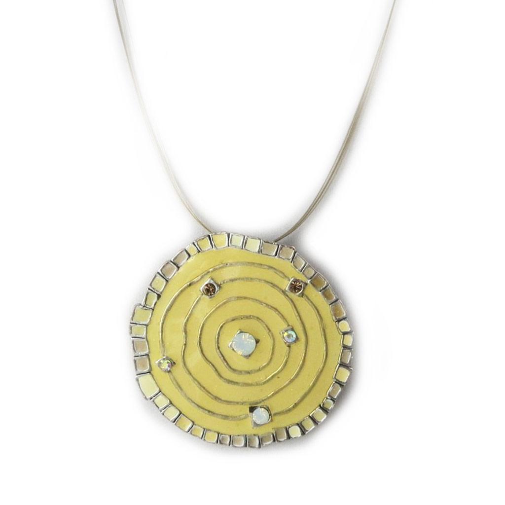 Les Trésors De Lily [E0388] - Дизайнерское колье «Гауди» бежевого цвета