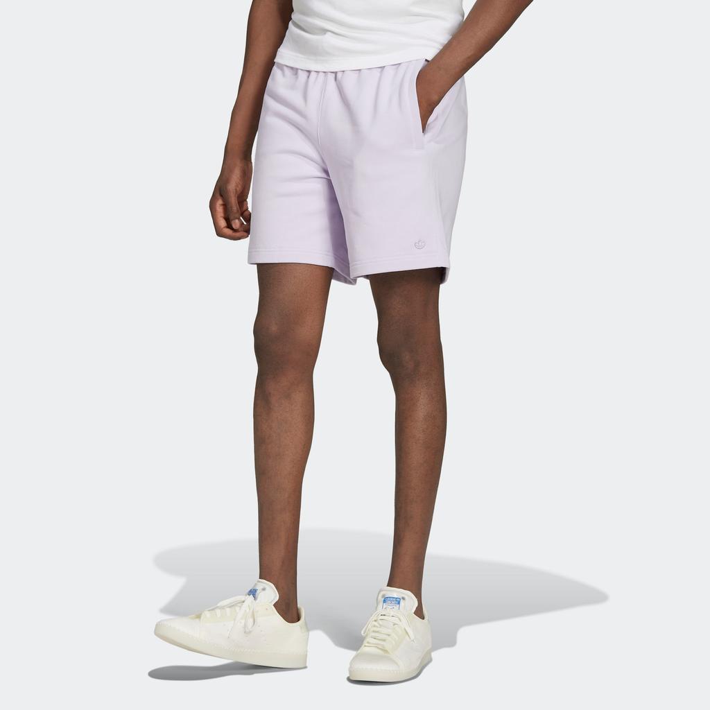 Adidas Мужские шорты Originals с трилистником и кулиской, светло-фиолетовые HF6356