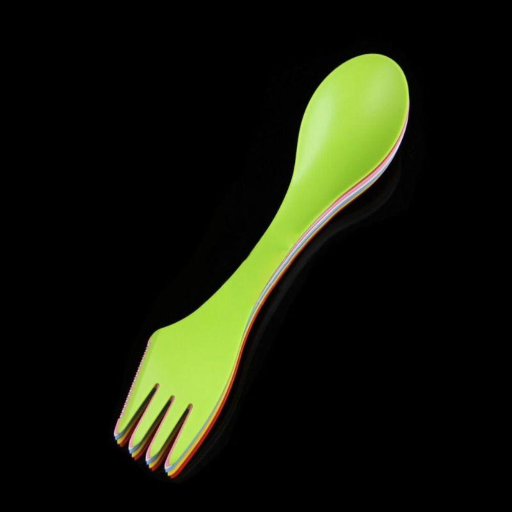 Can Opener Dessert Spoon Environment Protection Bottle Opener Fork Spork Spoon Fork Plastic Spoon