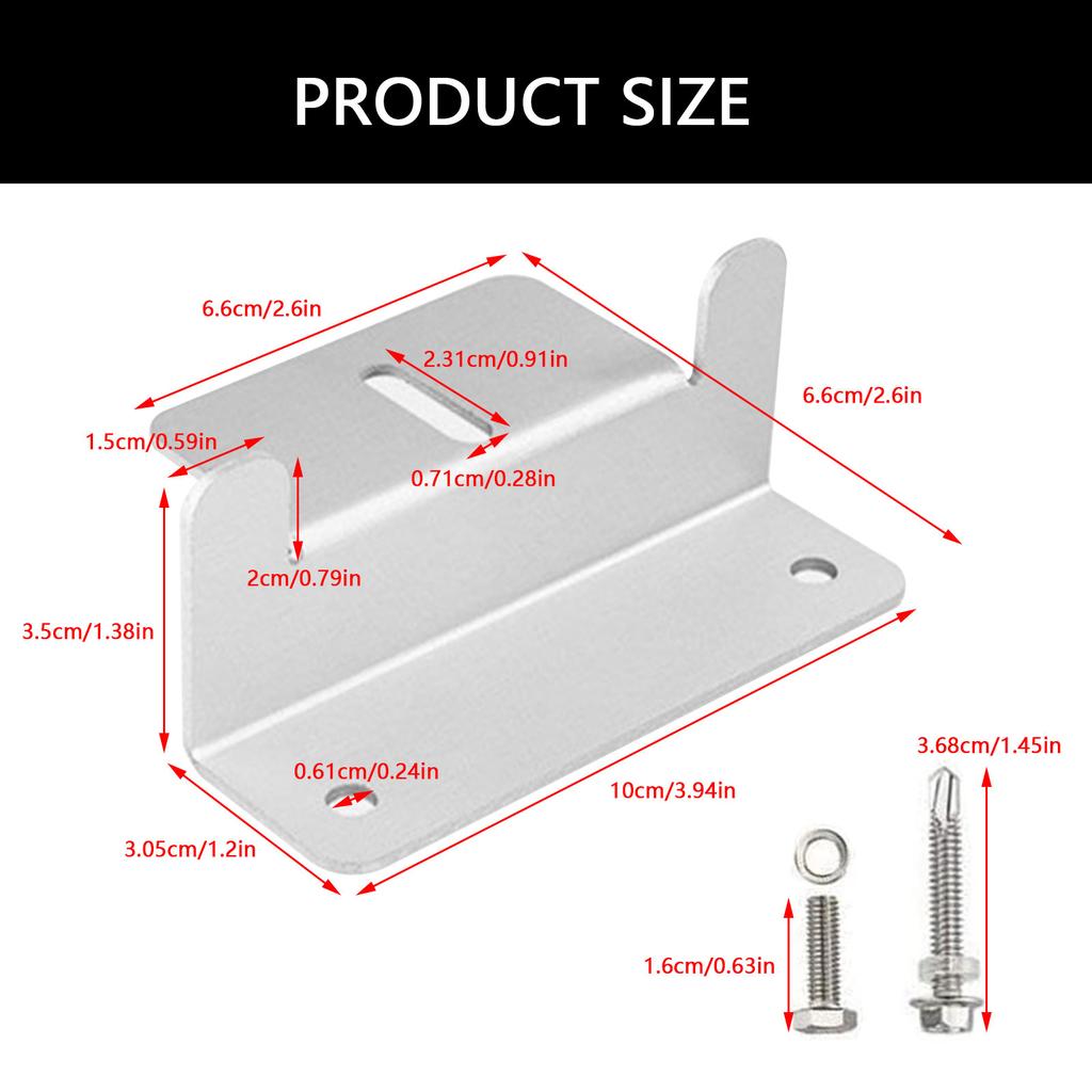 4 шт. Практичный Прочный Монтажный Комплект из Алюминиевого Сплава для Солнечных Панелей Аксессуар для Кемперов и Лодок Автономные Применения