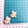 Glossy Cute Snoopy Dog Resin Accessories for Phone Cases & Hair Clips