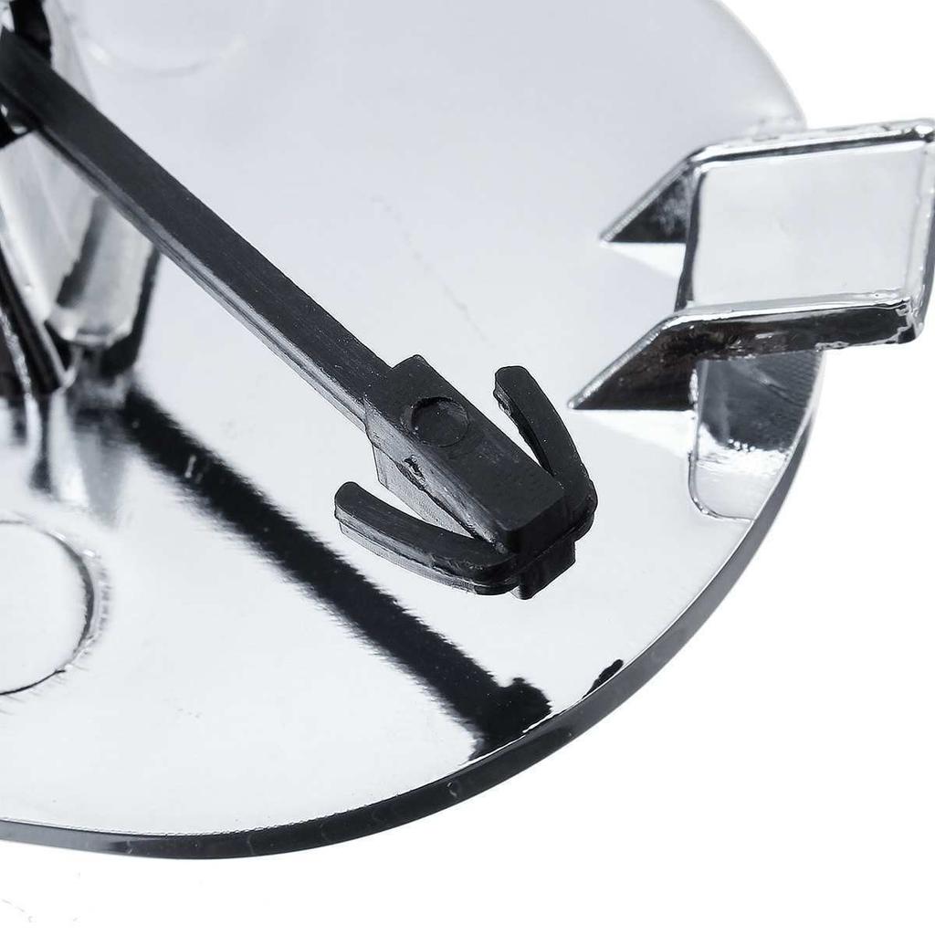 Replacement Rear Bumper Towing Eye Cover Chrome for Fiat 500 OEM 735455393 Suitable for 2007-2012 Models Trailer Cover