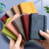 Sijin A7 Leather Hardbound Notebook with Elastic Band - Portable Pocket Planner for On-the-Go Note-Taking