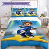 3pcs Custom Name Alvin and the Chipmunks Bedding Set Duvet Cover Closure Includes 1 Duvet Cover & 2 Pillowcases, Soft and Comfortable for All Seasons.