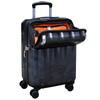 Carry Zipper Top Front with with Extended 35L Black Camo Exclusive [Travelist] Suitcase, Case, Carry, Carry-on Size, Open, Open, Brake, Stopper,