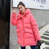 Autumn Winter Thicken Warm Parka Women Casual Sweety Solid Color Big Pocket Loose Short Hooded Coat Jackets Outwear