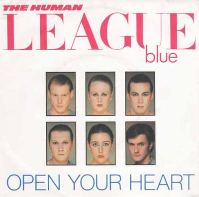 7-дюймовая пластинка HUMAN LEAGUE - Open Your Heart VS45312 Virgin 1981 UK Танцевальная и электронная музыка Б/у