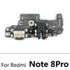 Шлейф USB-разъема для зарядки для Xiaomi Redmi Note 1 1A 6 7 8 9 Pro 8T 9S 11 Pro, плата зарядки с модулем микрофона