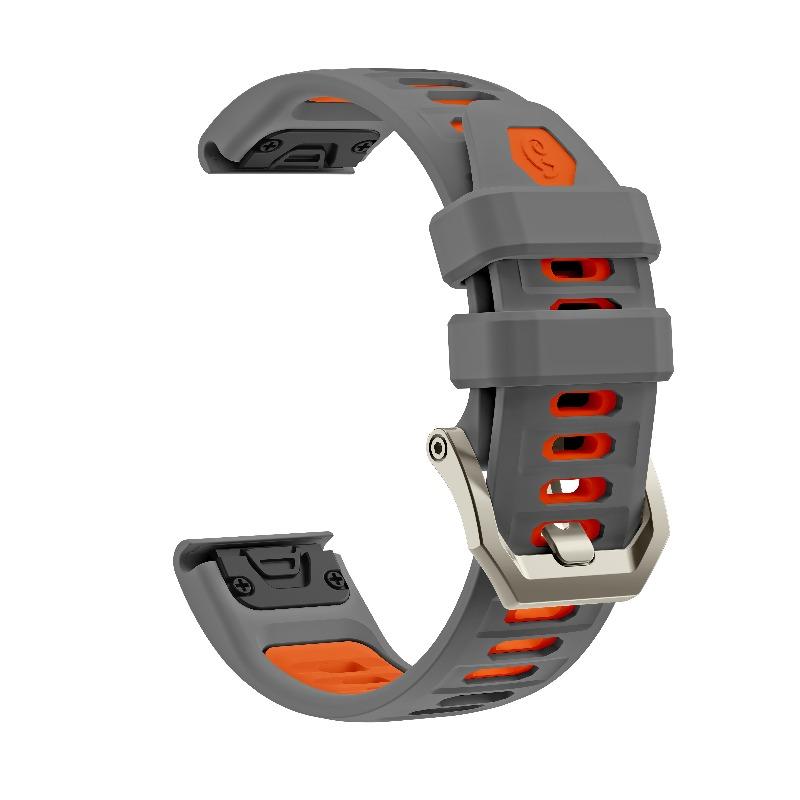22 мм 26 мм Быстросъемный силиконовый сменный ремешок для часов Garmin Fenix 8 7 6 5 7X 8X 6X 5X Pro Solar Epix Descent Sport