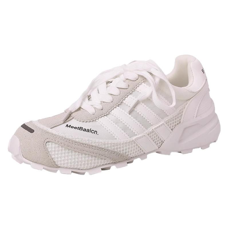 Retro women's new summer lace-up versatile casual fashion soft-soled breathable sneakers
