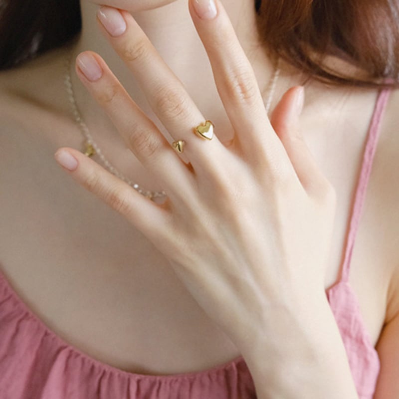 Pinaf Open heart ring