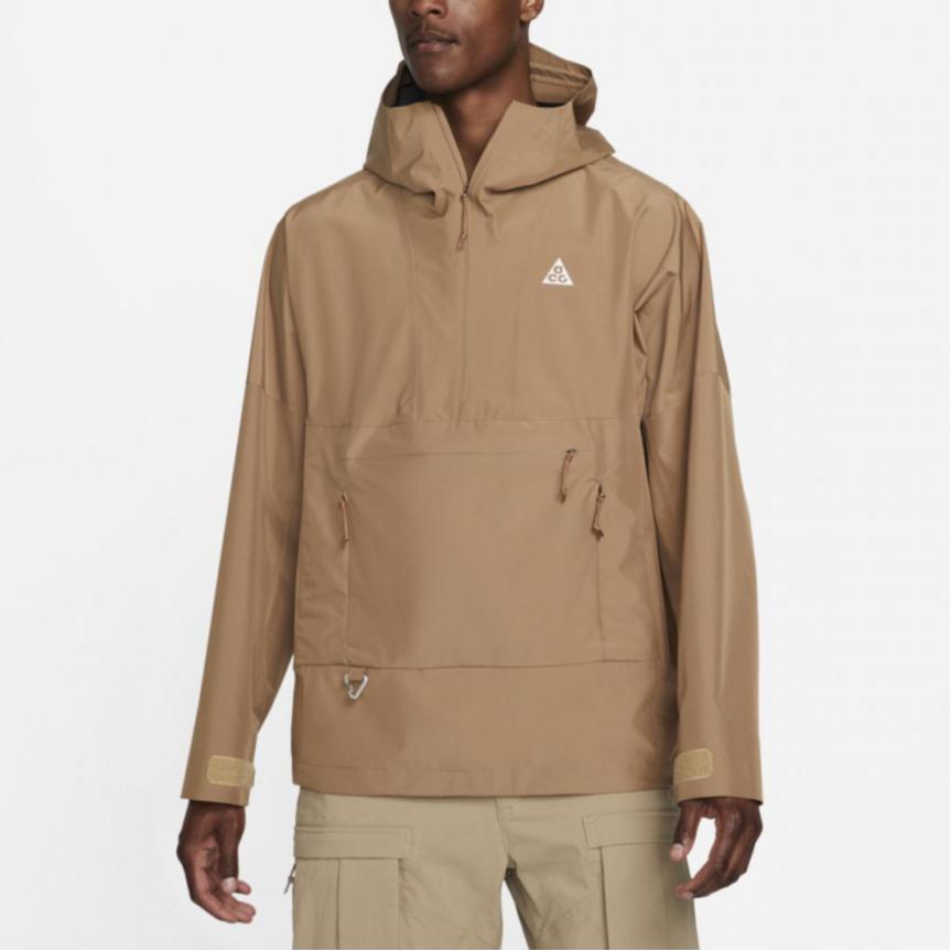 Nike Мужские куртки ACG Коричневая С капюшоном Умеренная Другое DN3909-258