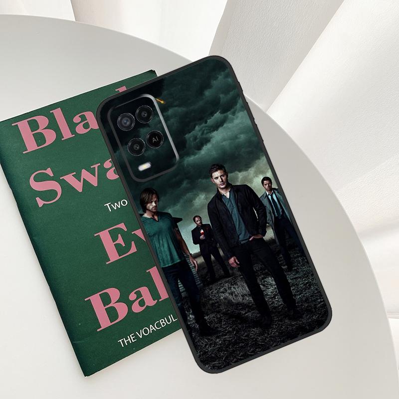Supernatural Castiel Case For Oppo A52 A72 A76 A96 A54 A74 A94 A54S A57S A58 A78 A98 A57 A77 A15 A16 A17 Cover