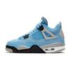 Детские кроссовки Air 4 Retro GS University Blue Tech-серый белый черный 408452-400