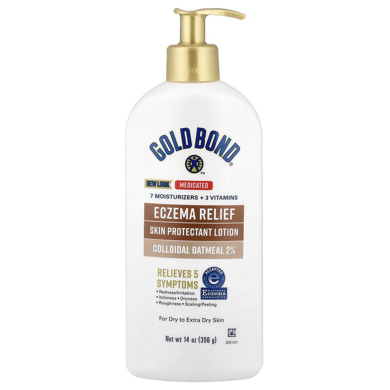 Medicated, Eczema Relief Skin Protectant Lotion, For Dry to Extra Dry Skin, 14 oz (396 g)