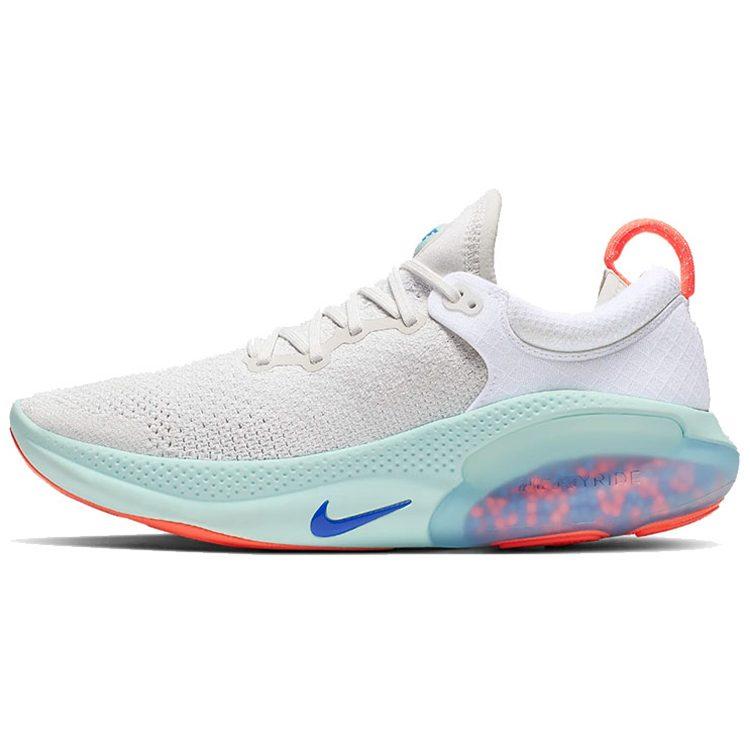 Nike Joyride Run Flyknit Белый Яркий Манго Гонщик Синий Женские AQ2731-100