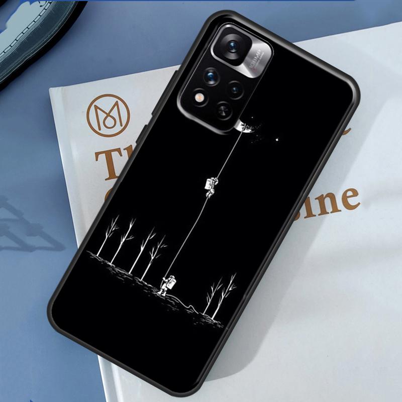 Чехол с Луной, Звездами, Космосом, Астронавтом для Xiaomi Redmi Note 14 13 Pro 12 11 9 10 9S 10S 11S 12S Redmi 13C 10C 12C 14C