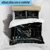 3PCS Alien horror Artwork 3pcs Bedding,Including 3PCS Duvet Cover And 2pcs Pillowcases Perfect for Christmas,Ideal for Bedroom, Dormitory