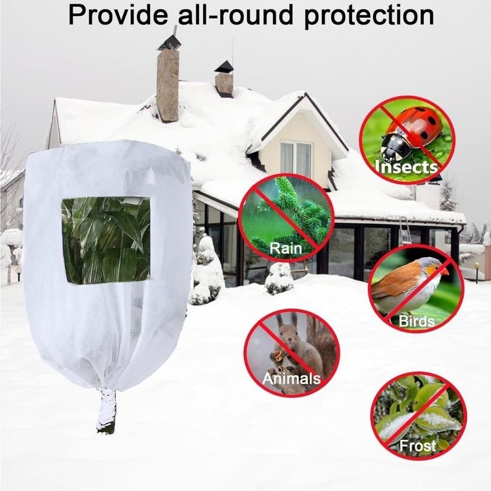 Breathable Plant Protection Bag Non‑woven Freeze Protection Cover Potted Plants