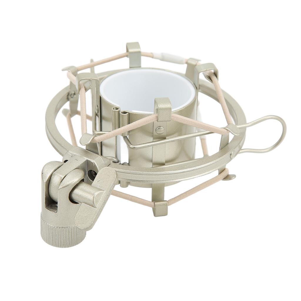 Microphone Shock Mount 47‑57mm Mic Anti Vibration Holder Adapter Clip for Live Streaming Recording