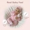 18-дюймовая кукла Bettie Reborn в розовом комбинезоне с кроликом – Подарок на детский праздник