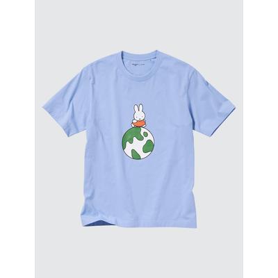 Uniqlo Футболка с коротким рукавом и рисунком «Peace For All» с обычным кроем, Дик Бруна