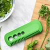 1 PC Kitchen Vegetable Leaf Peeler Grips Herb and Kale Stripping Comb Multi-Function Gadget Creative Leaf Remover Kitchen Tools