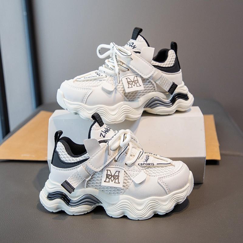 Kids Chunky Sneakers Boys Girls Soft Sole Breathable Mesh Casual Shoes